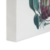 Dragon Leaf Flower Floral Canvas Wall Art Print - 12"x16"